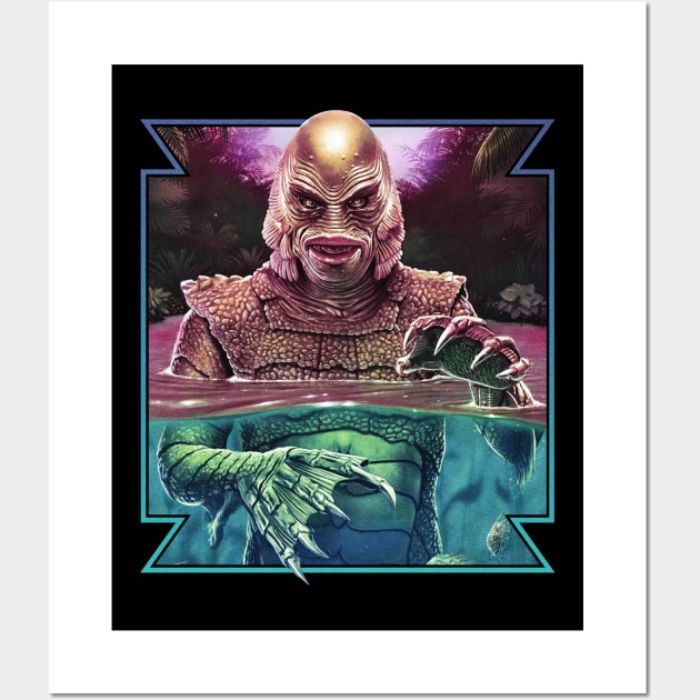 CREATURE FROM THE BLACK LAGOON Wall Art by THE HORROR SHOP